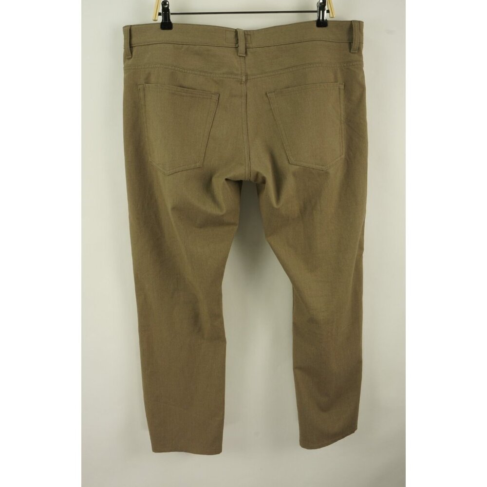 Hugo Boss Delaware Crop Performance Slim Fit Men's 38 x 32 Brown 5 Pocket Pants - Picture 2 of 11